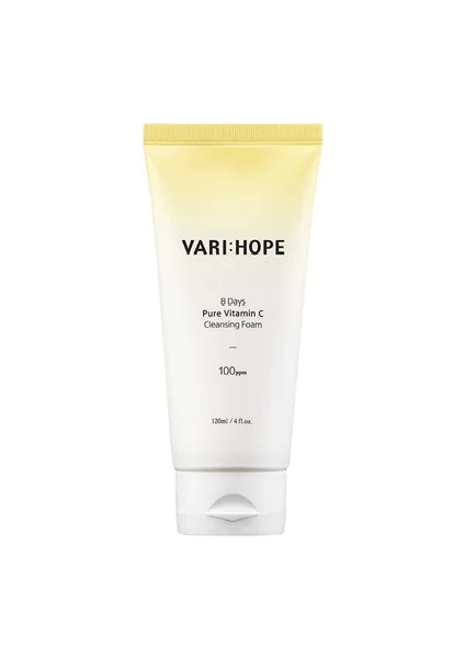 Varı:hope 8 Days Pure Vitamin C Cleansing Foam 120 ml C Vitamini Içeren Temizleme Köpüğü