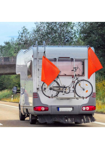 8pcs 18X18 Inç Mesh Güvenlik Bayrağı Turuncu Uyarı Bayrağı Bungee Güvenlik Bayrağı Iyi Görünürlük Hava Durum Tabanlı Bayrak (Yurt Dışından) fırsatları