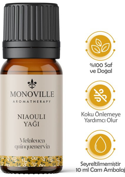 Nioli Uçucu Yağı 10 ml %100 Saf ve Doğal (Niaouli Essential Oil)
