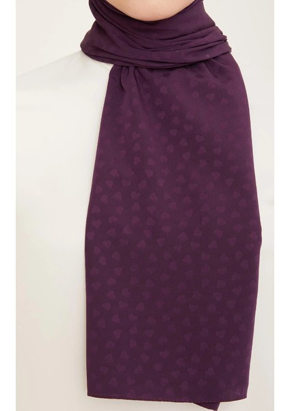 Trend J.capri Şal 4 - 395 - Kalpli Mor fiyatları