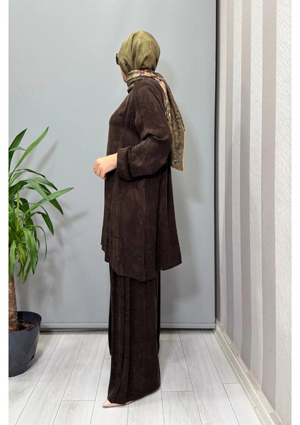 Cupro Jakar Tunik Takım Kahve 38010 fiyatları