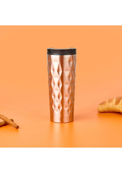 Bireysel Termos - Gümüş / Siyah - 400 ml