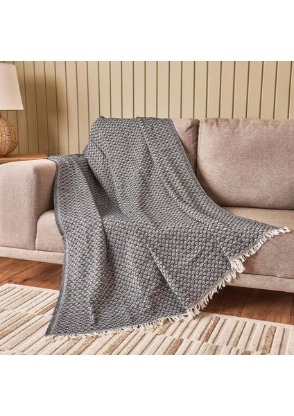 Soft Bety Koltuk Örtüsü - Lacivert - 130X170 cm