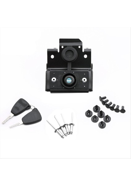 Kilitleme Davlumbaz Yakalama Kilit Mandalı Toka Kiti Jeep Wrangler Için Jk Hırsızlık Anti-Hırsızlık Kapağı Mandalı Yakalama Motor Kapağı Kilit Maç Anahtarı (Yurt Dışından)