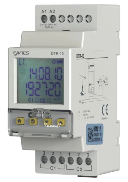 Dtr-10 Astronomik Zaman Rölesi Çift Kontak 15 Program fiyatları