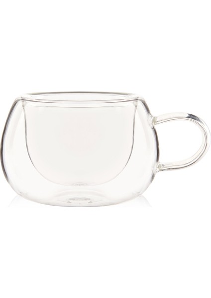 Double Wall Cam Kupa - Şeffaf - 160 ml