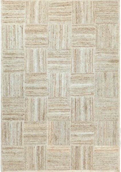 Home ET116 Etna Jüt Örgü Halı - Natürel - 160X230 cm