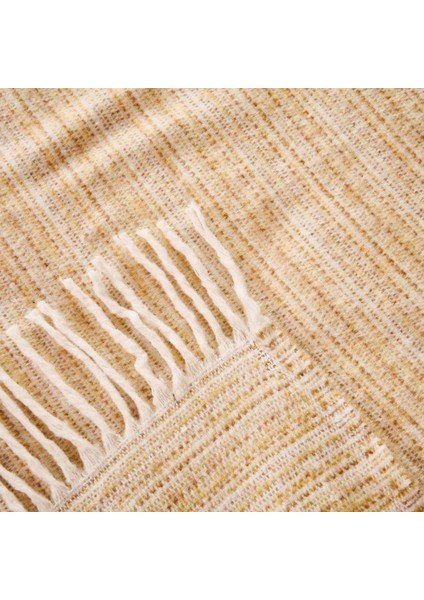 Soft Luma Pamuklu Tek Kişilik Battaniye - Bej / Krem - 150X200 cm modelleri