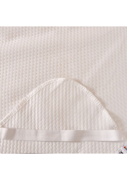 Soft Minik Kapitoneli Tek Kişilik Sıvı Geçirmez Lastikli Alez - Beyaz - 100X200 cm modelleri