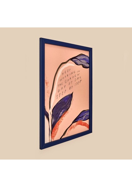 Deco Keep Workingin Duvar Panosu - Mavi / Pembe - 30X40 cm fiyatları