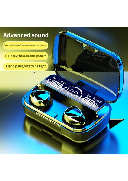 M10 Kablosuz Kulaklık – Bluetooth 5.3 + Dijital Şarj Kutusu + Ultra Bas Ses, Anc Mikrofonlu ,gürültü Engelleme fırsatları