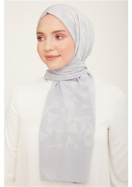 Trend J.capri Gümüş Desenli Şal 7 - 355