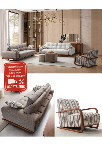 Napoli Koltuk Takımı 3+3+1