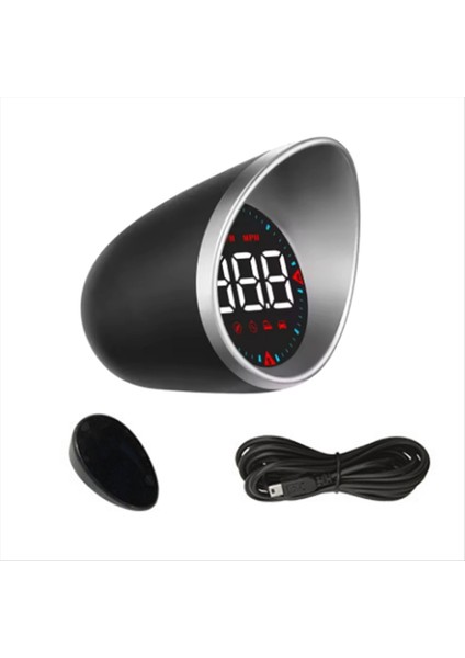 Araba Kafası Up Display Obd Çok Fonksiyonlu Ekran Hız Göstergesi Ekran Hız Kilometre Pusula Ekranı (Yurt Dışından)