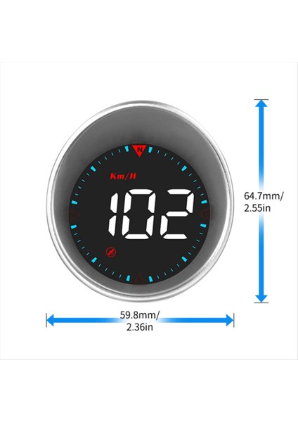 Araba Kafası Up Display Obd Çok Fonksiyonlu Ekran Hız Göstergesi Ekran Hız Kilometre Pusula Ekranı (Yurt Dışından) fiyatları