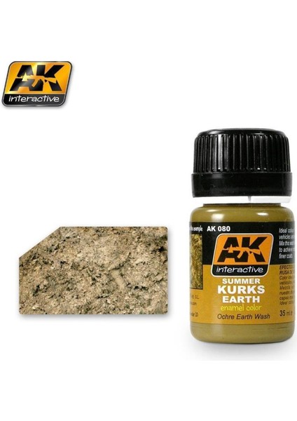 Ak 080 35 Ml. Summer Kursk Earth Efekti, Enamel Model Boyası