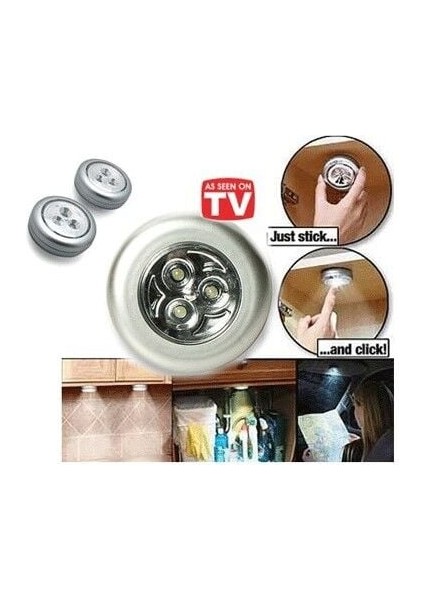 Kablosuz Spot Dokunmatik Lamba (3 Adet) fırsatları