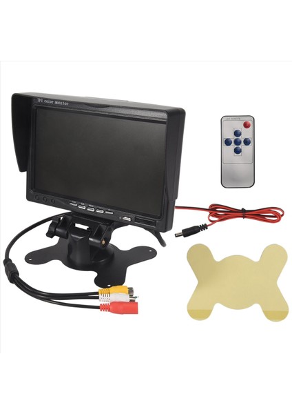 12V-24V 7 Inç Tft LCD Renk Hd Monitör Araba Kamyonu Için Cctv Ters Arka Görünüm Yedek Kamera (Yurt Dışından)