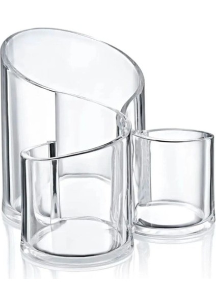 Makyaj Organizeri Şeffaf - 3 Gözlü fiyatları