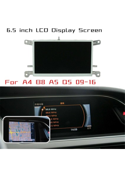8T0919603E F G -Audi A4 B8 A5 Q5 09-16 Mmı Çok Medya Otomobil Gps Navigasyon Radyosu Için Yeni 6 5inch LCD Ekran (Yurt Dışından) fiyatları