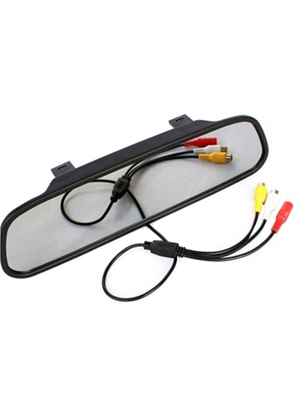 4 3 Inç Dikiz Aynası Ekran Arabası Hd LCD Ekran DVD Ekran Ters Kamera Araç Aksesuarları (Yurt Dışından)