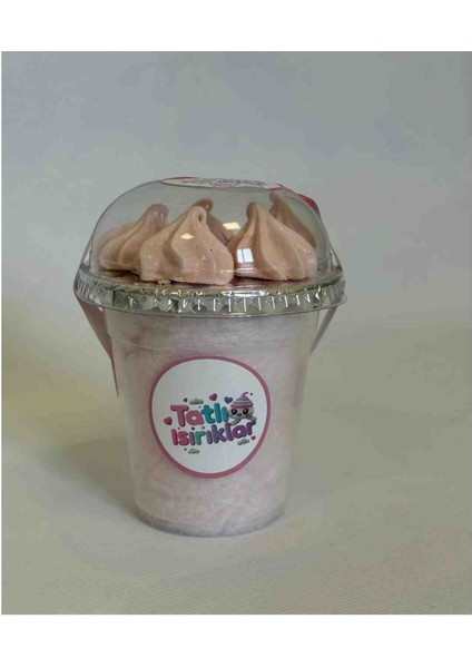 Pamuk Şeker ve Çilekli Beze 12 Li