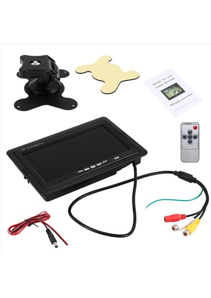 Mini Tv 7 Inç Hd Monitör 800X480 Taşınabilir Araba LCD Dvd/cmmb&#39 De Yolcu Otomobil Kamyonları Için Iki Giriş (Yurt Dışından) fiyatları