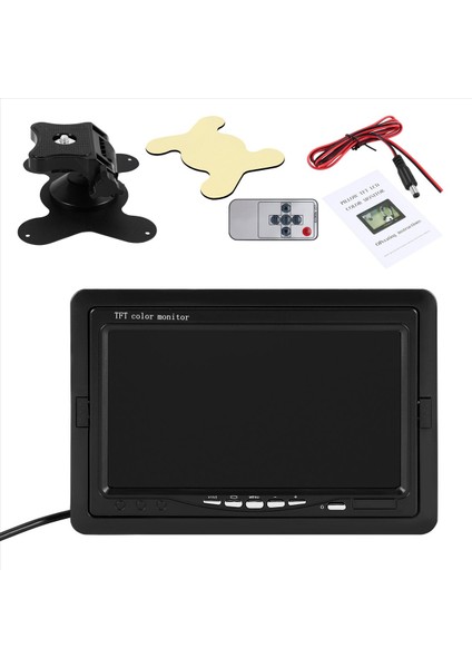 Mini Tv 7 Inç Hd Monitör 800X480 Taşınabilir Araba LCD Dvd/cmmb&#39 De Yolcu Otomobil Kamyonları Için Iki Giriş (Yurt Dışından) modelleri