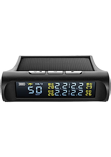 X1 Araba Hud Başlık Ekran Çelik Lastik Basınç Izleme Dahili Güneş Enerjisi Algılama Tpms Sistemi Yerleşik Modeller (Yurt Dışından)