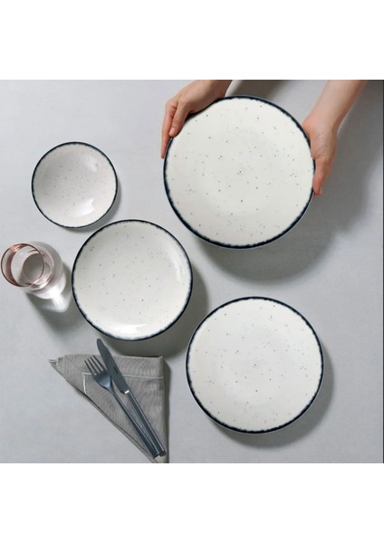 Porselen Atina 24 Parça Yemek Takımı - Bej modelleri