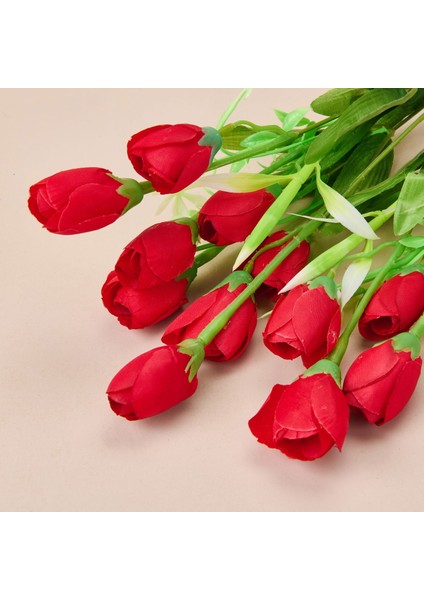 Manolya Yapay Çiçek - Kırmızı - 38 cm modelleri