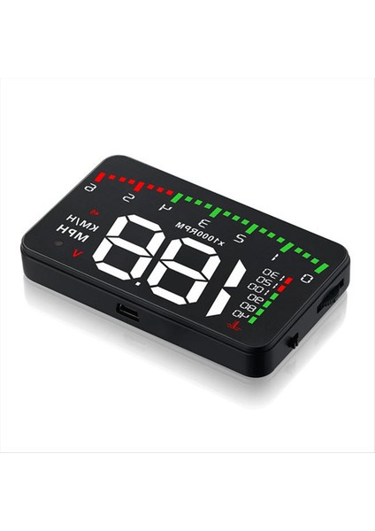 A900 Obd Hud Kafa Araç Araç Uyarı Uyarı Ön Cam Projektör Su Sıcaklık Voltaj Taşometre Rpm Mph (Yurt Dışından)