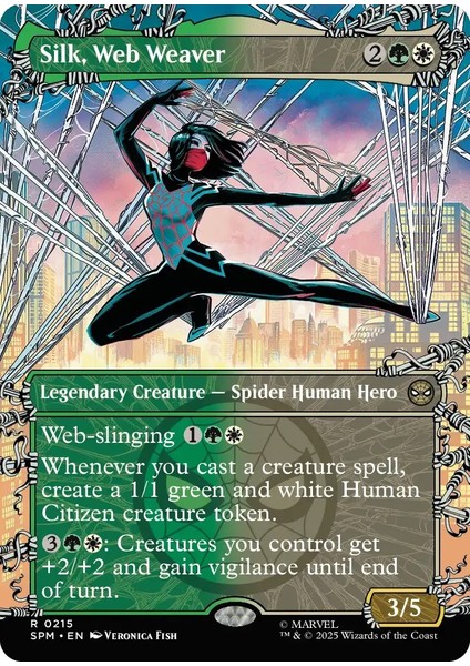 Silk, Web Weaver R-0215 Foil Lisanslı Oyun Kartı