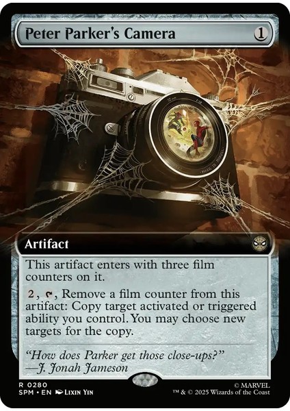 Peter Parker's Camera Foil R-0280 Lisanslı Oyun Kartı
