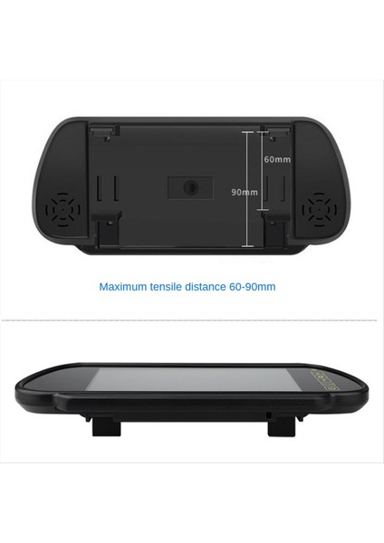 7 Inç Araba LCD Ayna Monitörü Park Ekranı 2 Av Giriş Otomatik Ekran Arka Görünüm Ters Kamera (Yurt Dışından) modelleri