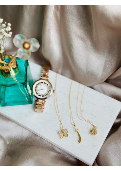 Üçlü Kolye Seti: Kelebek Kolye-Kılıç Kolye -Kar Tanesi Kolye Koleksiyonu fiyatları