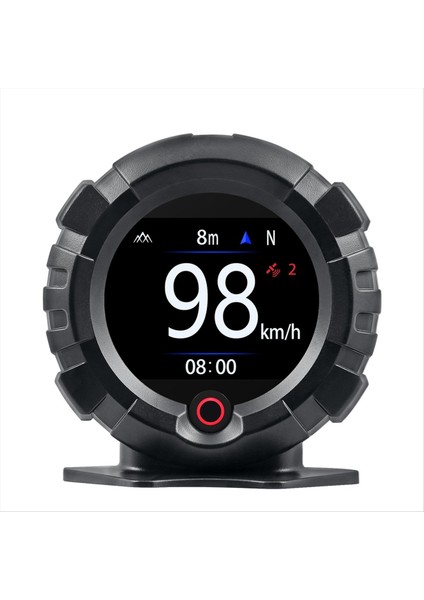X95 Araba Gps Eğim Metre Dijital Kafa Yukarı Ekran Incinometre Hızölçer Off-Road Araba Perde Eğim Açısı Ölçer (Yurt Dışından)