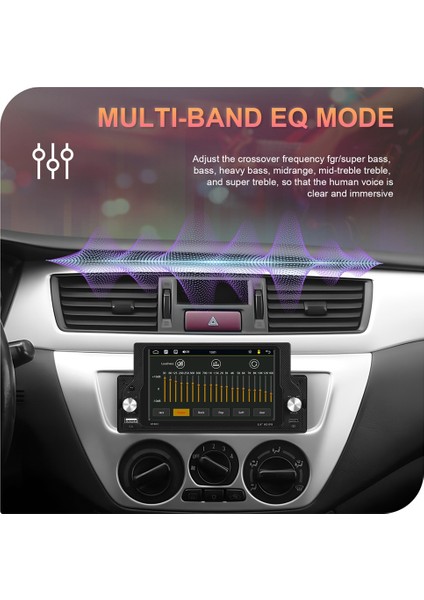 5 9inch Araba Radyosu 1din Carplay Android Otomatik Multimedya Oyuncu Evrensel Araba Radyo Bluetooth Fm USB Swc Eq Mırror Lınk (Yurt Dışından) fırsatları
