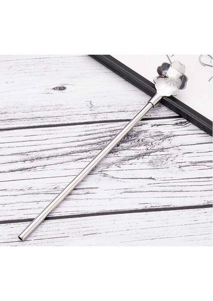 Paslanmaz Metal 2 Li Kaşıklı Pipet Fırça Seti indirimleri