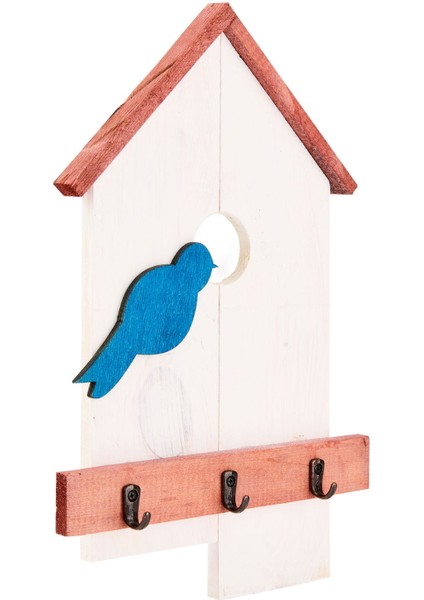 Dekor Kuş Yuvası Desenli Anahtar Kutusu - Renkli - 20X33 cm modelleri