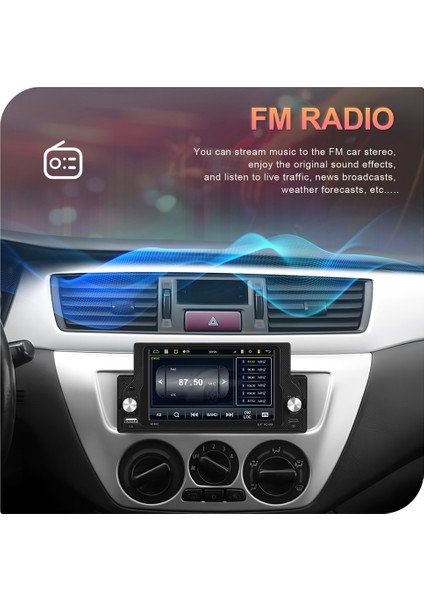 5 9inch Araba Radyosu 1din Carplay Android Otomatik Multimedya Oyuncu Evrensel Araba Radyo Bluetooth Fm USB Swc Eq Mırror Lınk (Yurt Dışından) indirimleri