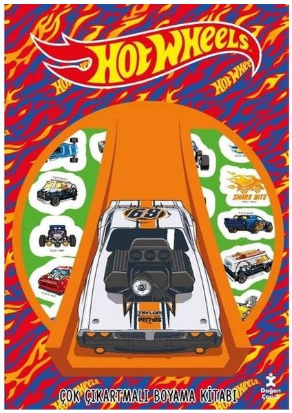 Hot Wheels Zıpır Boyama Kitabı
