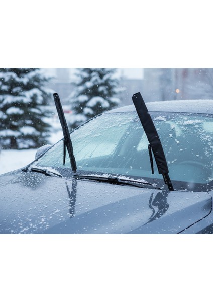 Araba Silecek Koruma Kılıfı – Karlı ve Buzlu Havaya Dayanıklı, Pratik Tak-Çıkar Kullanım