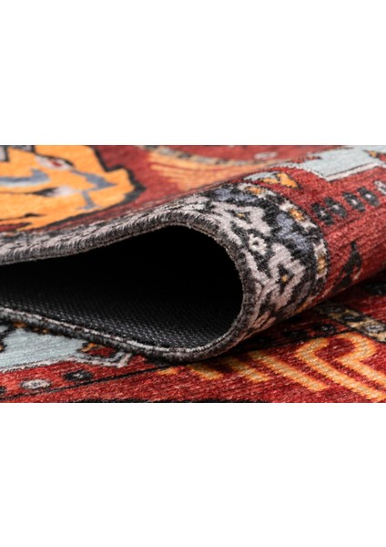 Desenli Polyester ve Pamuklu Yıkanabilir Kaymaz Taban Halısı modelleri