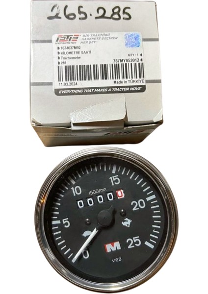 Massey Ferguson 265-285 Kilometre Saati