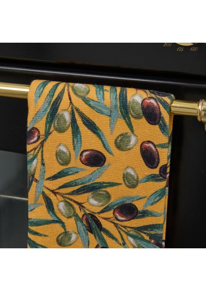 Soft Olive Mutfak Havlusu - Hardal - 40X66 cm modelleri