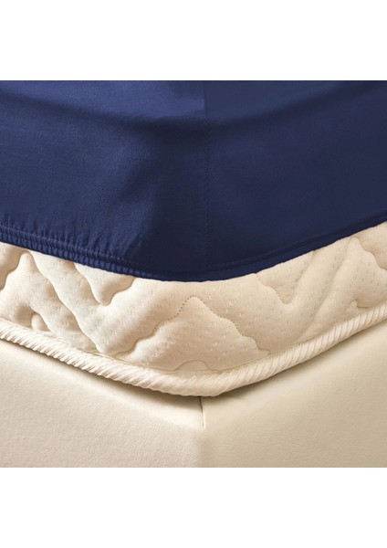 Soft Basic Tek Kişilik Lastikli Çarşaf - Lacivert - 100X200 cm fiyatları