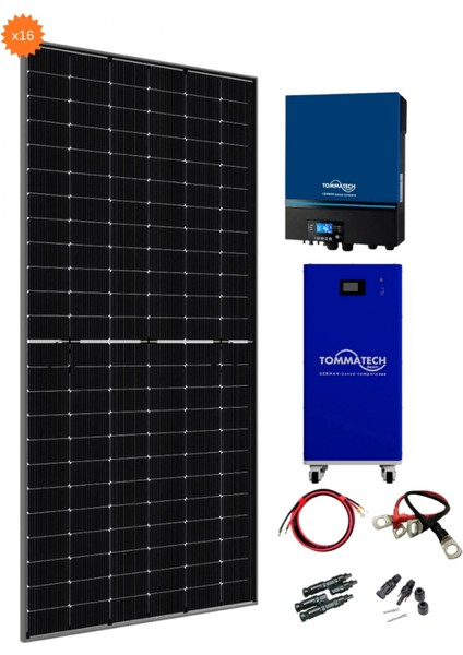 11KW Tommatech Lityum Solar Paket indirimleri