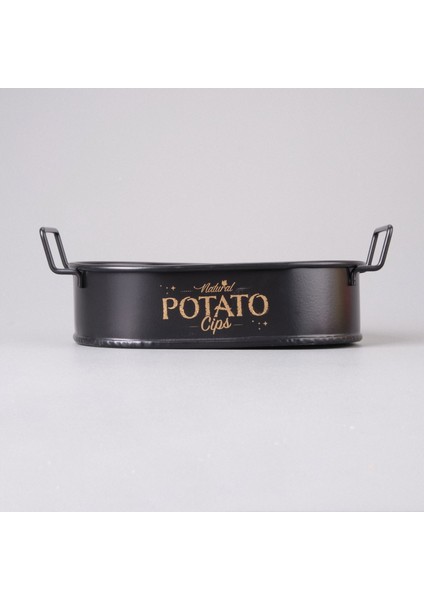 Mini Oval Patates & Cips Sunumluk - 21X13 cm fiyatları