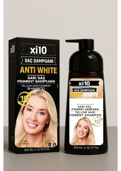 Beyaz Kapatan Şampuan (Sarı 9.0 ) 300ML. ( Beyaz Saçlar Için )